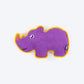 Dash Dog Wild Rhino Comfort Dog Toy - Purple - Heads Up For Tails