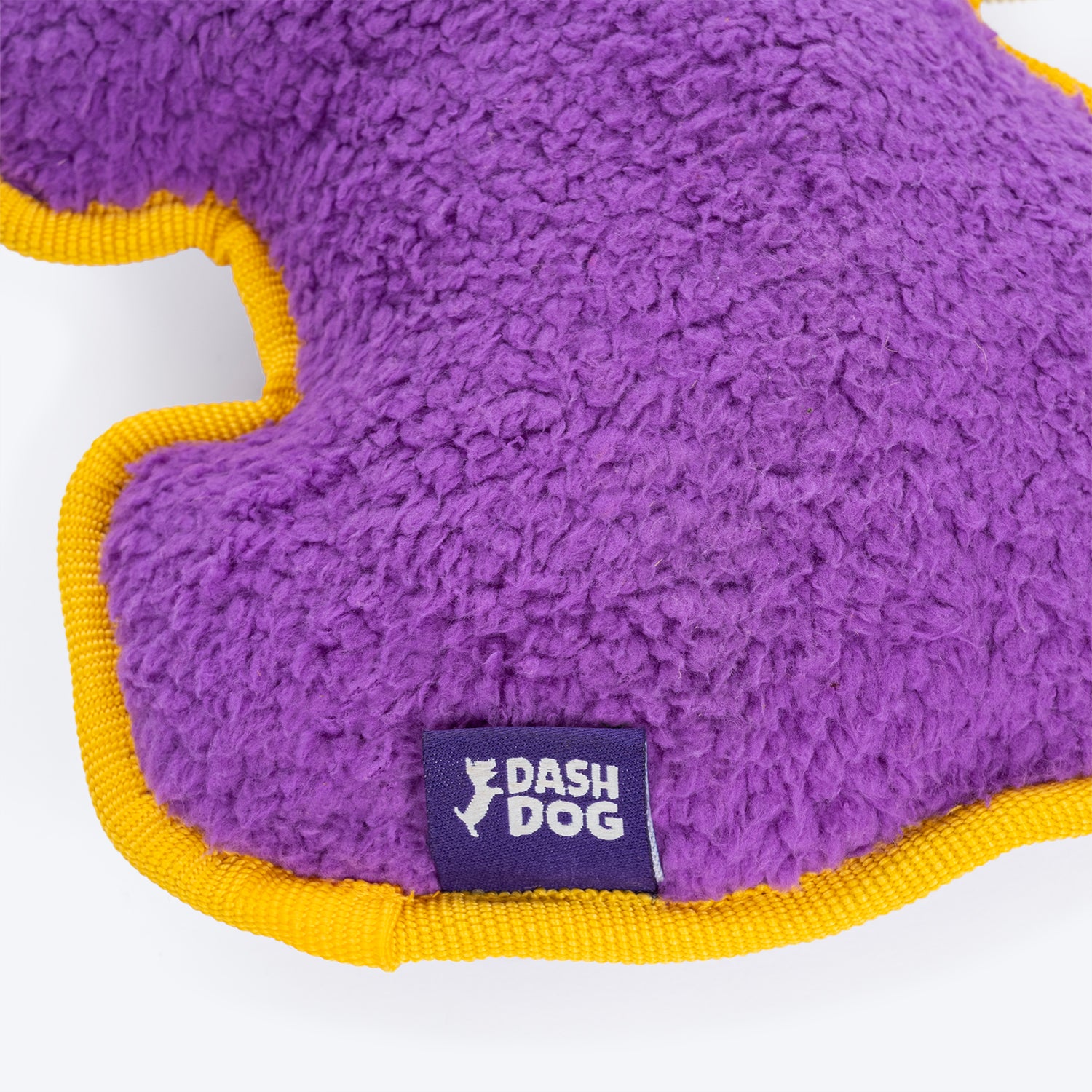Dash Dog Wild Rhino Comfort Dog Toy - Purple - Heads Up For Tails