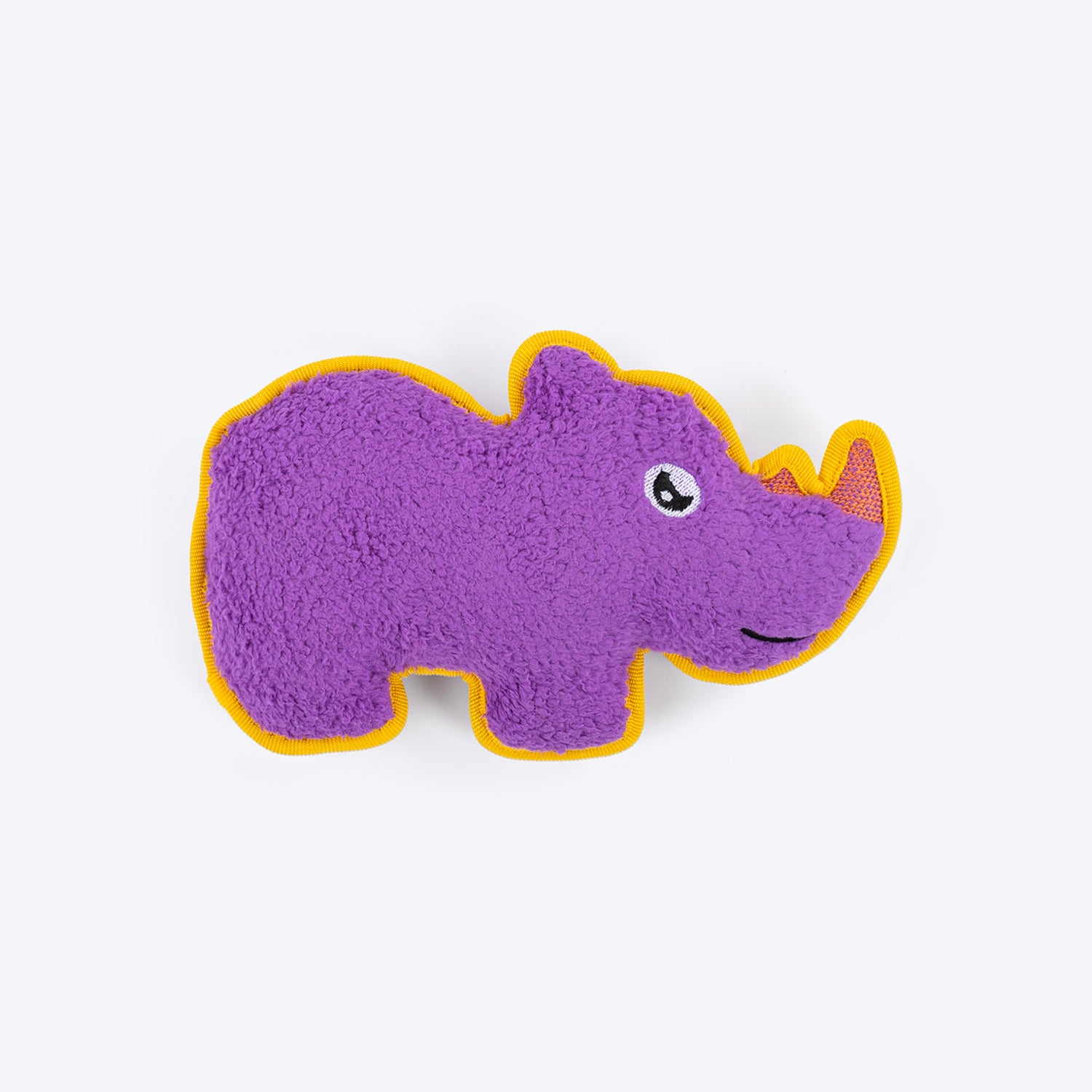 Dash Dog Wild Rhino Comfort Dog Toy - Purple - Heads Up For Tails