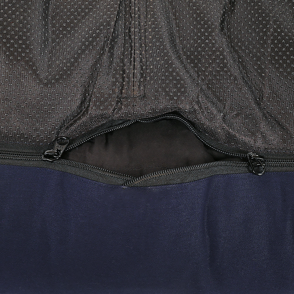 HUFT Classic Checks Lounger Dog Bed - Navy and Green - Heads Up For Tails