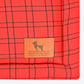 HUFT Checkered Radiant Red Dog Mat - Heads Up For Tails