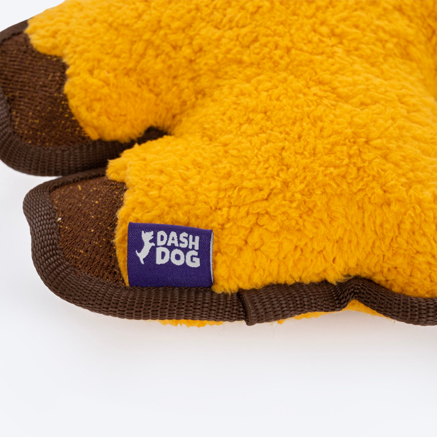 Dash Dog Wild Llama Comfort Dog Toy - Mustard - Heads Up For Tails