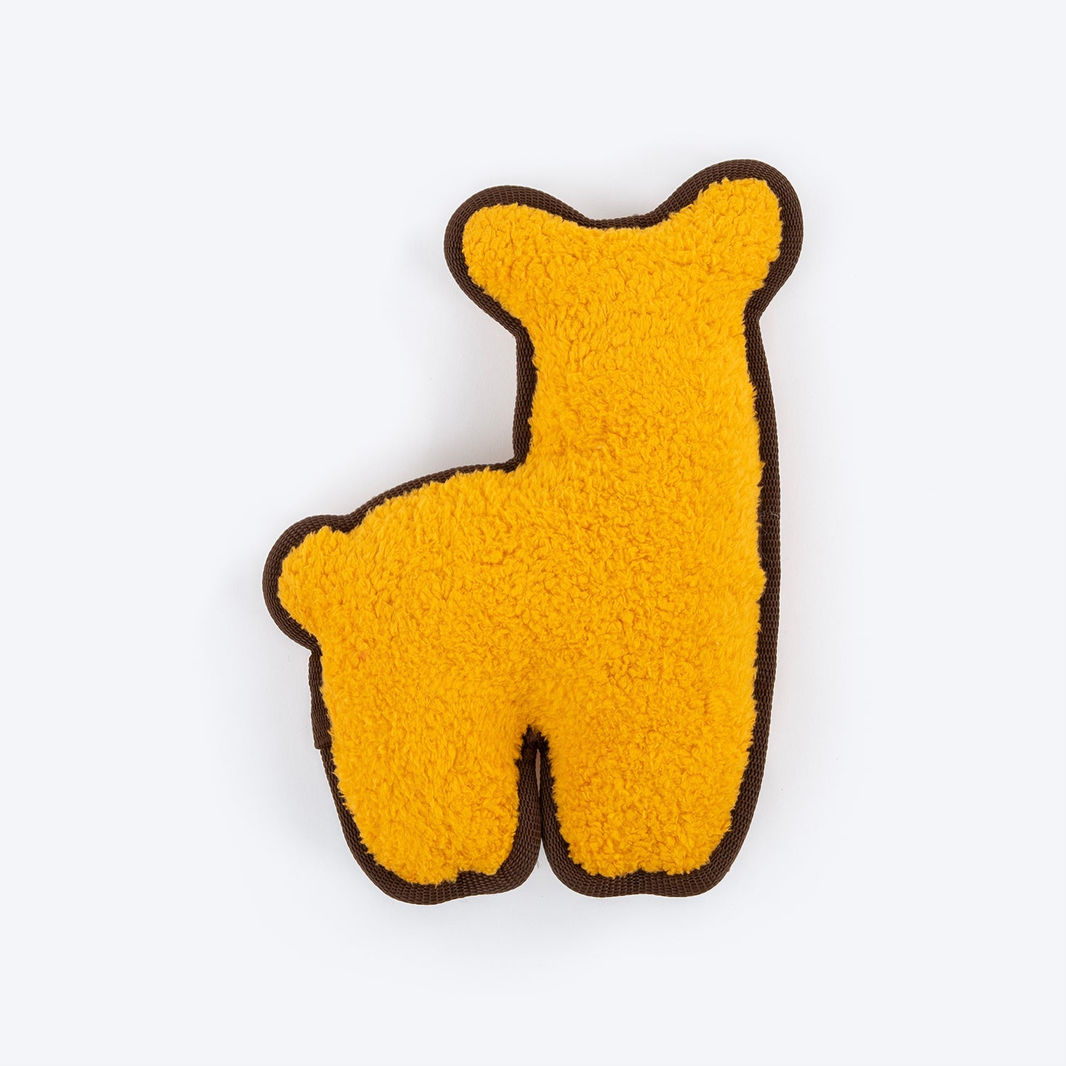Dash Dog Wild Llama Comfort Dog Toy - Mustard - Heads Up For Tails