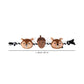 HUFT Chip Squirrel Rope Dog Toy - Brown - Heads Up For Tails