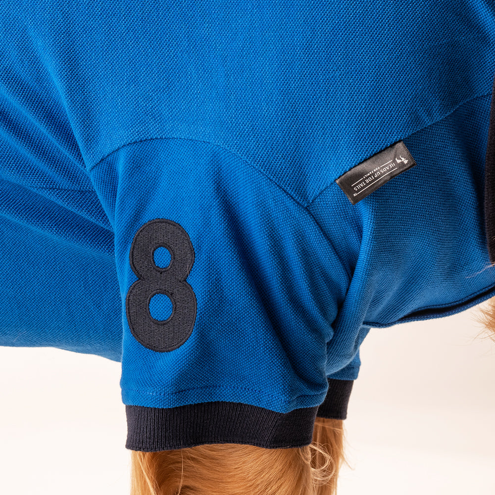 HUFT Polo T-Shirt For Dog - Blue - Heads Up For Tails
