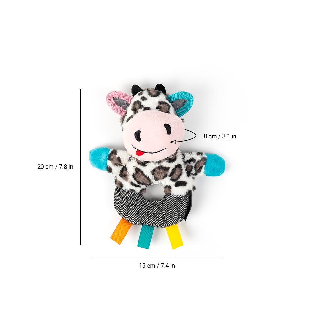 HUFT Ms. Moo Moo Dog Toy - Heads Up For Tails