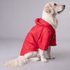 HUFT Drizzle Buddy Dog Raincoat - Crimson Red - Heads Up For Tails