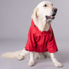 HUFT Drizzle Buddy Dog Raincoat - Crimson Red - Heads Up For Tails