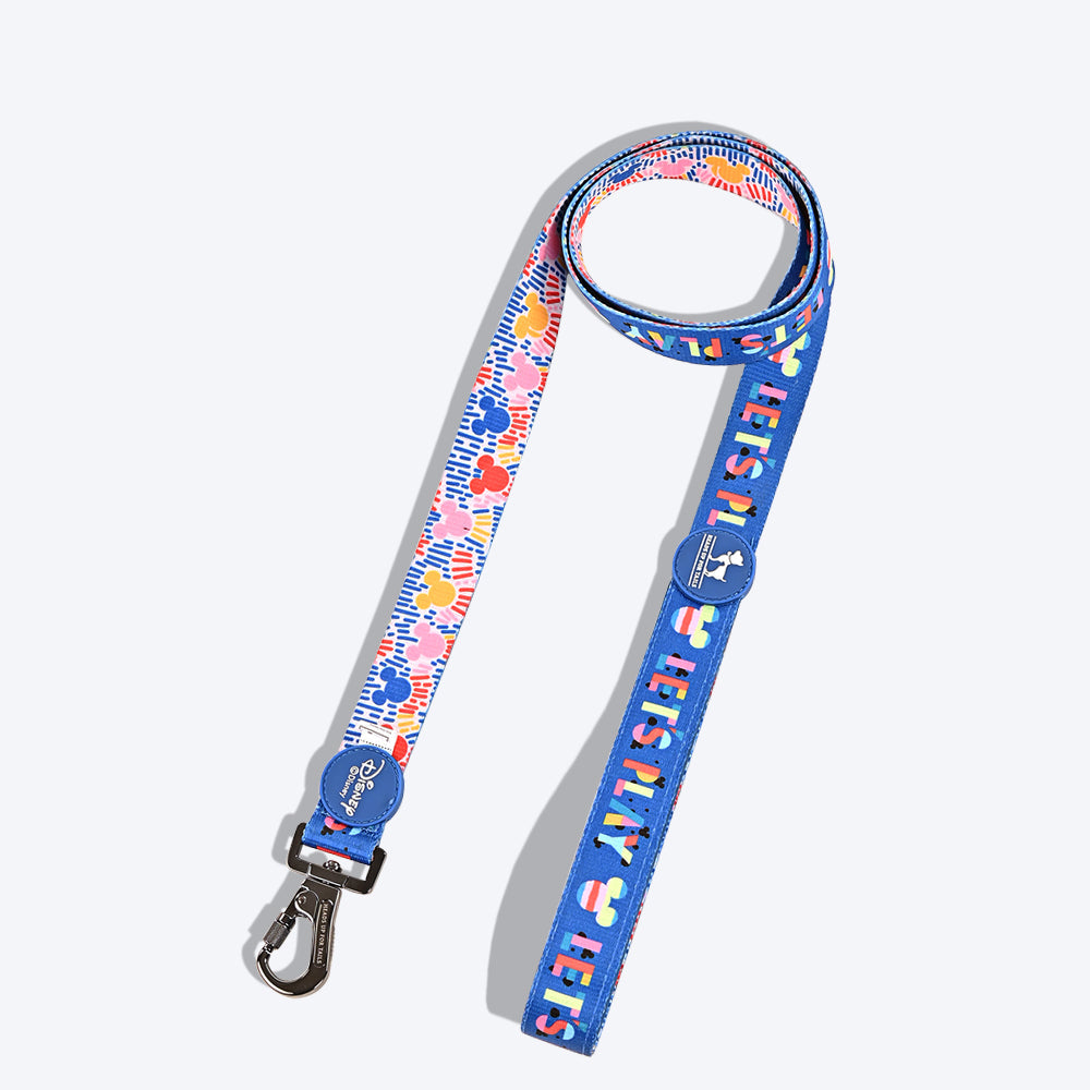 HUFT X©Disney 2.0 Mickey Printed Dog Leash - Blue - Heads Up For Tails