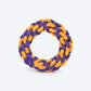 Dash Dog Round Trip Rope Dog Toy - Mustard & Violet_01
