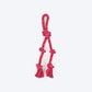 Dash Dog Double Trouble Rope Toy For Dogs - Purple - Heads Up For Tails