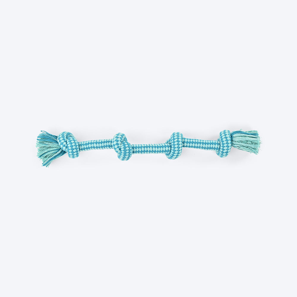 Dash Dog Twists & Turns Rope Dog Toy - Light Blue/Turquoise_09