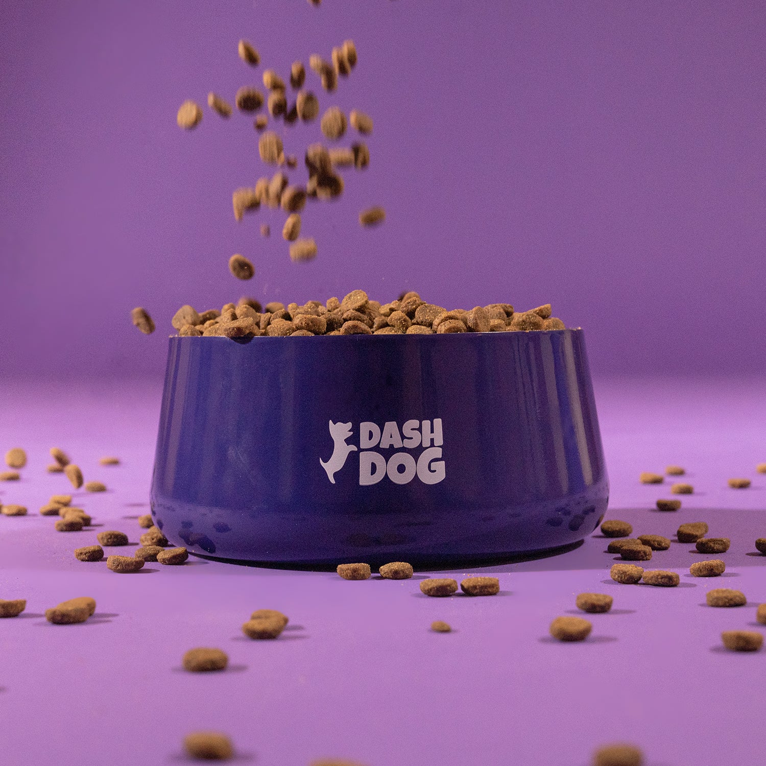 Dash Dog Tulip Bowl For Pets - Heads Up For Tails