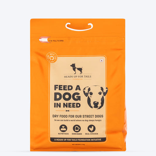 HUFT Feed a Dog In Need Dog Food Pack - 5kg - Heads Up For Tails