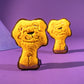 Dash Dog Wild Lion Comfort Dog Toy - Yellow - Heads Up For Tails
