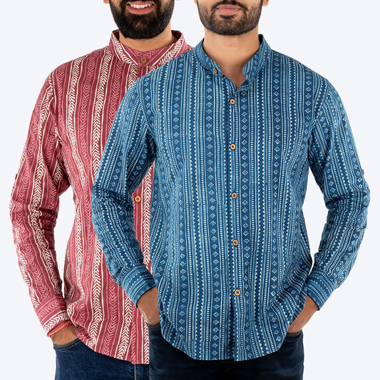 HUFT The Indian Collective Human Shirt Combo-1