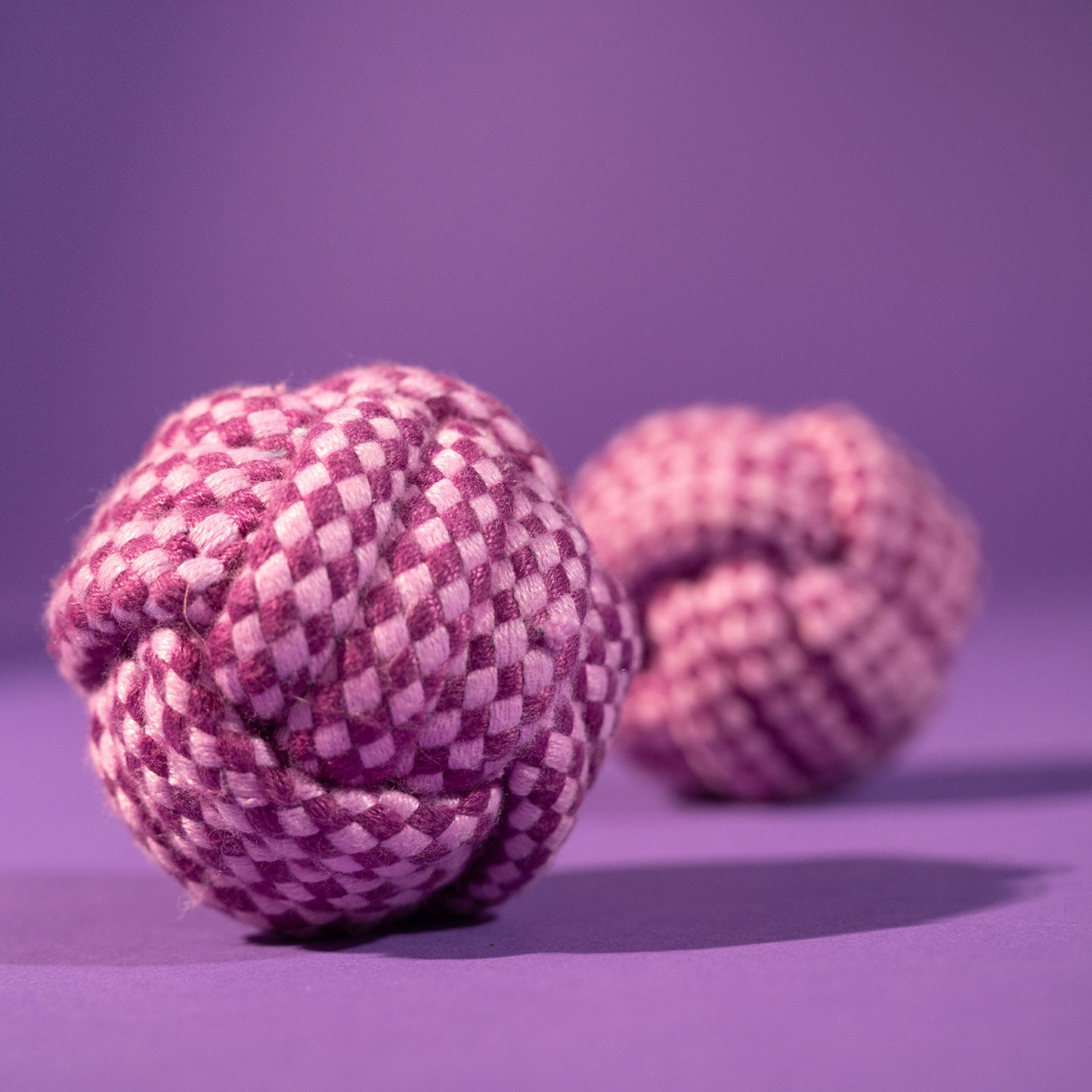 Dash Dog Have A Ball Rope Dog Toy - Lilac/Purple_07