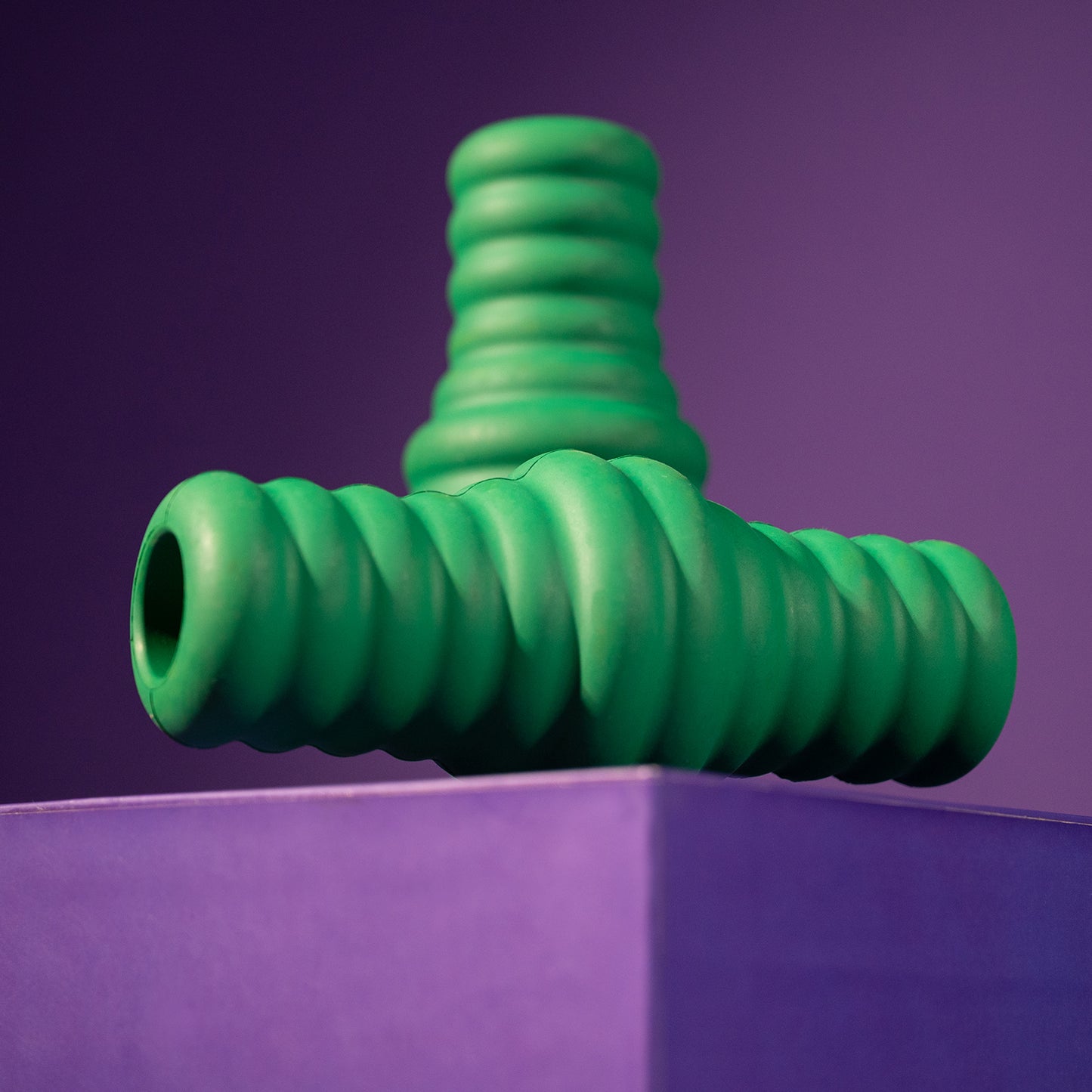 Dash Dog Tube Chew Dog Toy - Dark Green_05