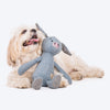 Paws For Earth Piggy Wool Felt Plush Toy For Dogs - Light Blue - Heads Up For Tails