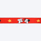 HUFT X©Disney 2.0 Dalmatian Printed Dog Collar - Red and Navy - Heads Up For Tails