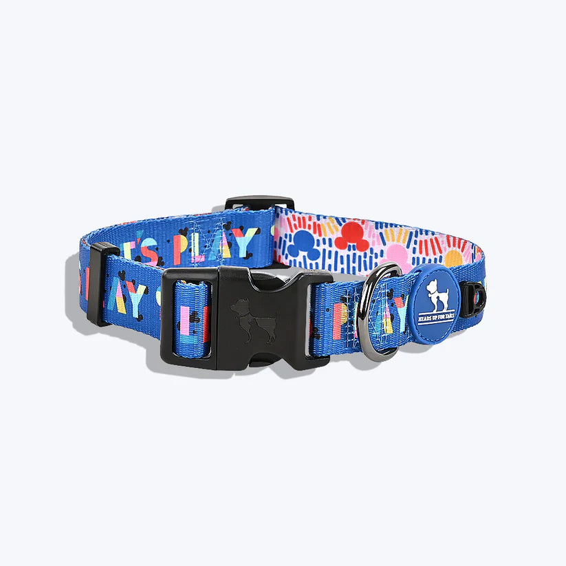 HUFT X©Disney 2.0 Mickey Printed Dog Collar And Leash Set - Heads Up For Tails