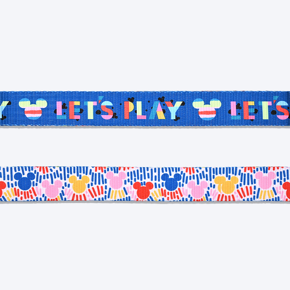 HUFT X©Disney 2.0 Mickey Printed Dog Leash - Blue - Heads Up For Tails