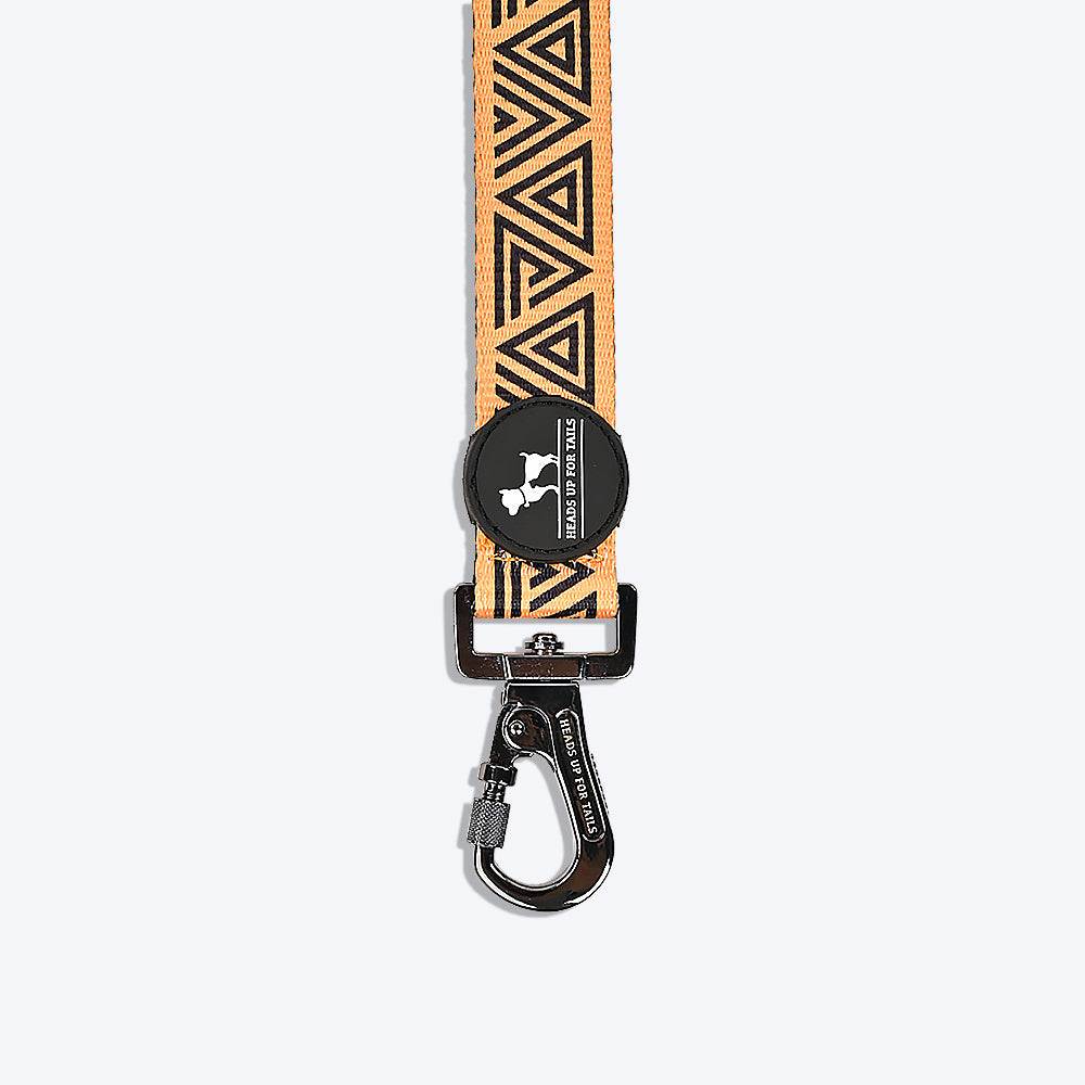 HUFT X©Marvel 2.0 Black Panther Printed Dog Leash - Black and Yellow - Heads Up For Tails