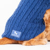 HUFT Cable Knit Sweater - Lazuli Blue - Heads Up For Tails