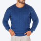 HUFT Twinning Classic Sweater for Humans - Lazuli Blue - Heads Up For Tails