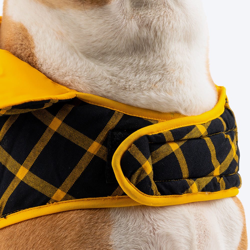 HUFT Wintersong Reversible Dog Jacket - Yellow - Heads Up For Tails
