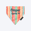 HUFT Personalised Funfetti Birthday Dog Bandana - Heads Up For Tails