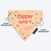 HUFT Personalised Birthday Cheer Dog Bandana - Beige - Heads Up For Tails