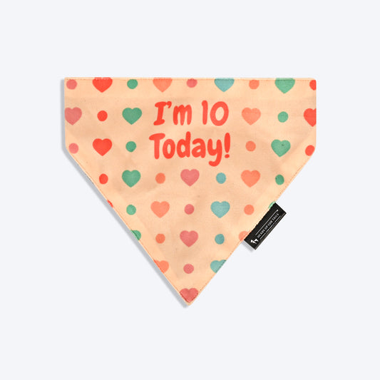 HUFT Personalised All My Heart Birthday Dog Bandana - Heads Up For Tails
