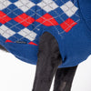 HUFT Argyle Pet Sweater - Red/Blue - Heads Up For Tails