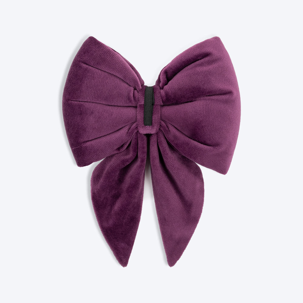 Velvet Dog Bow Tie 