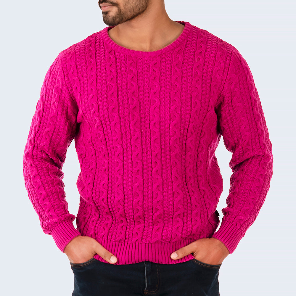 HUFT Twinning Classic Sweater for Humans - Orchid Flower Pink - Heads Up For Tails