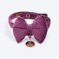 HUFT Luxe Velvet Cat Bow Tie With Strap - Purple - Heads Up For Tails