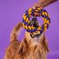 Dash Dog Round Trip Rope Dog Toy - Mustard & Violet_07