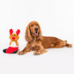 HUFT Rudolph Cuddle Dog Toy (Red and Green) - Heads Up For Tails