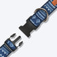 HUFT The Indian Collective Pankti Dog Collar - Indigo - Heads Up For Tails