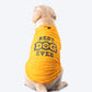 HUFT Best Dog Ever T-Shirt For Dog - Yellow - Heads Up For Tails