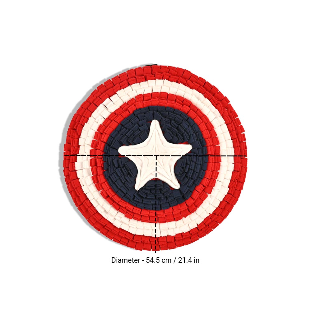 HUFT Marvel Captain America Snuffle Mat For Dogs - Heads Up For Tails