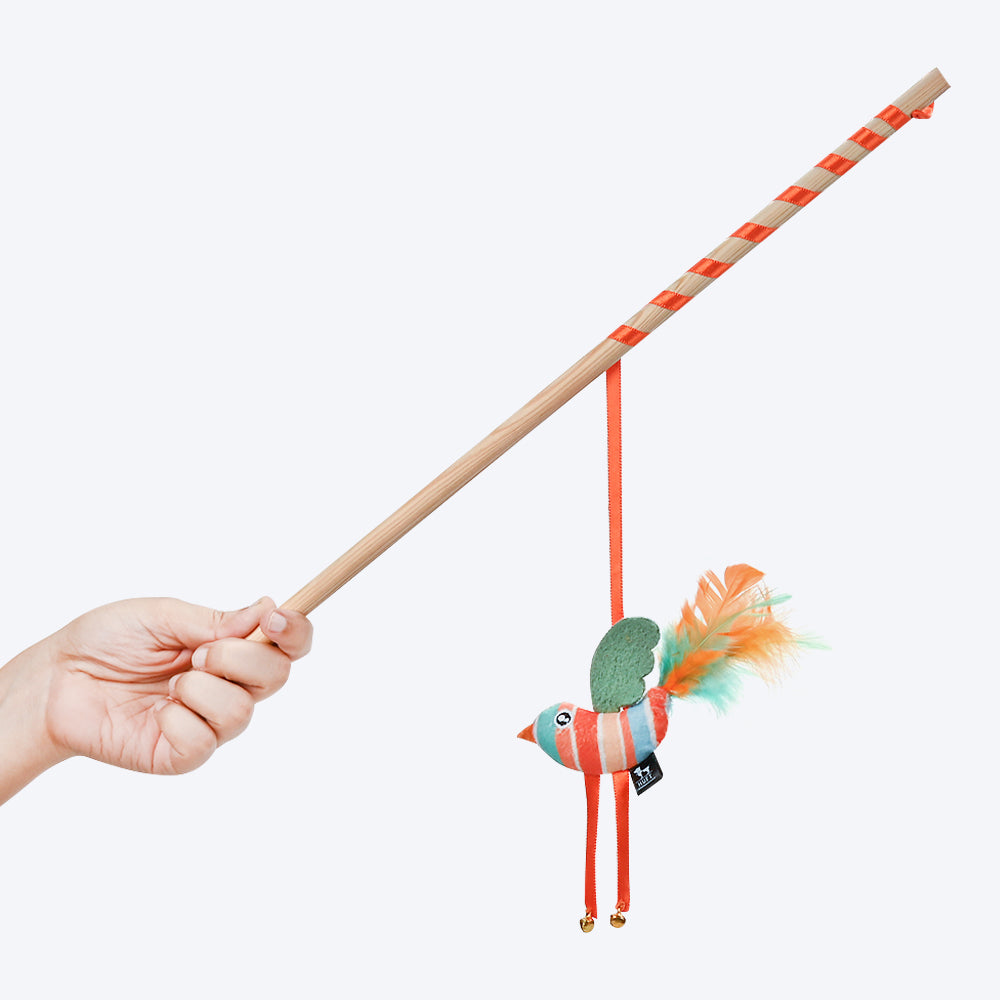 HUFT Birthday Fairy Bird Cat Wand Toy - Heads Up For Tails