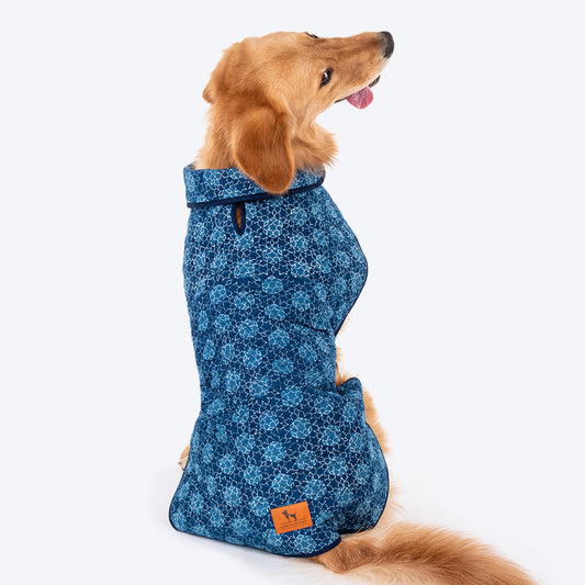 HUFT The Indian Collective Tara Sitara Indigo Dog Jacket - Heads Up For Tails