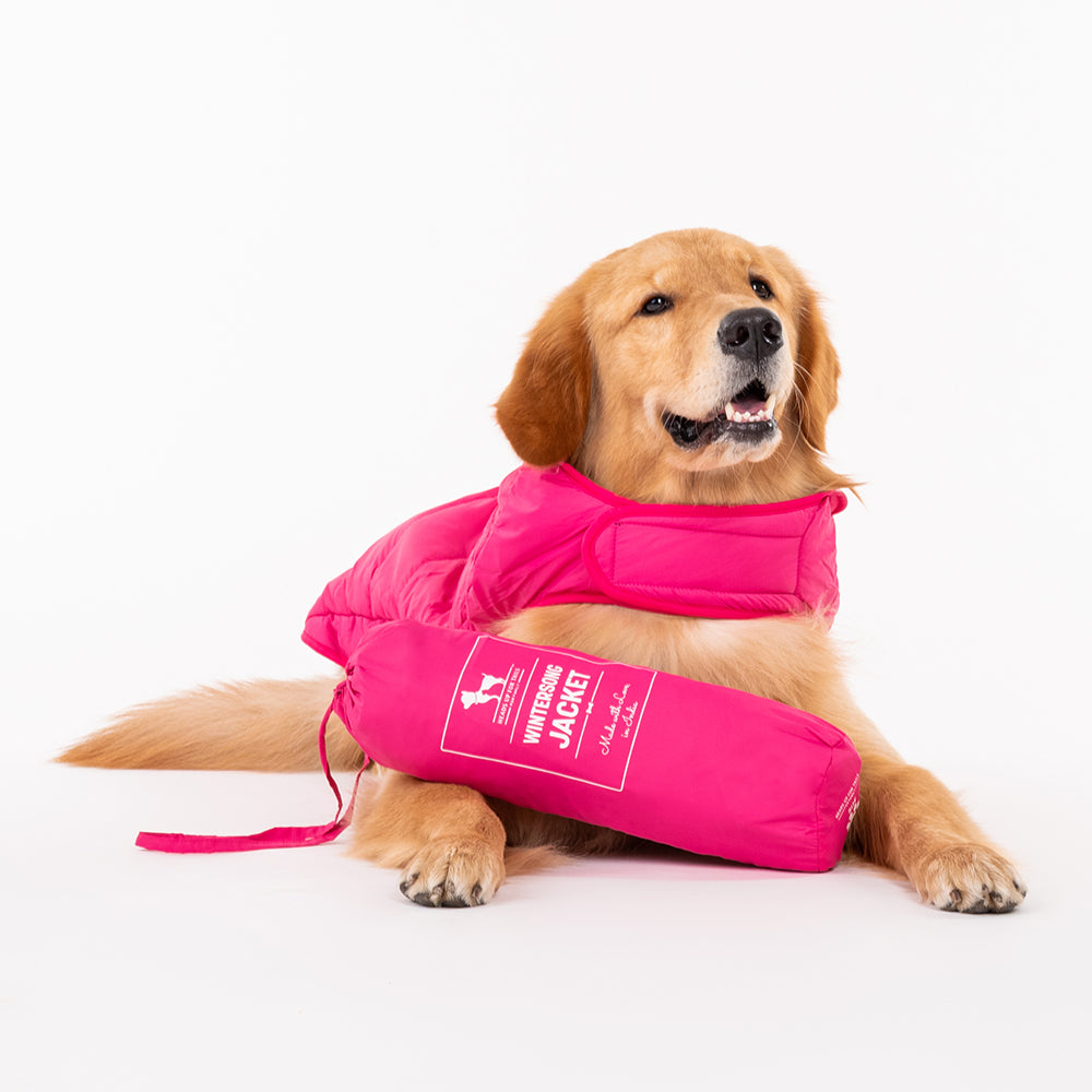 HUFT Reversible Dog Jacket - Pink - Heads Up For Tails