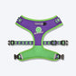HUFT X©Marvel 2.0 Hulk Printed Reversible Dog Harness (Green and Purple) - Heads Up For Tails