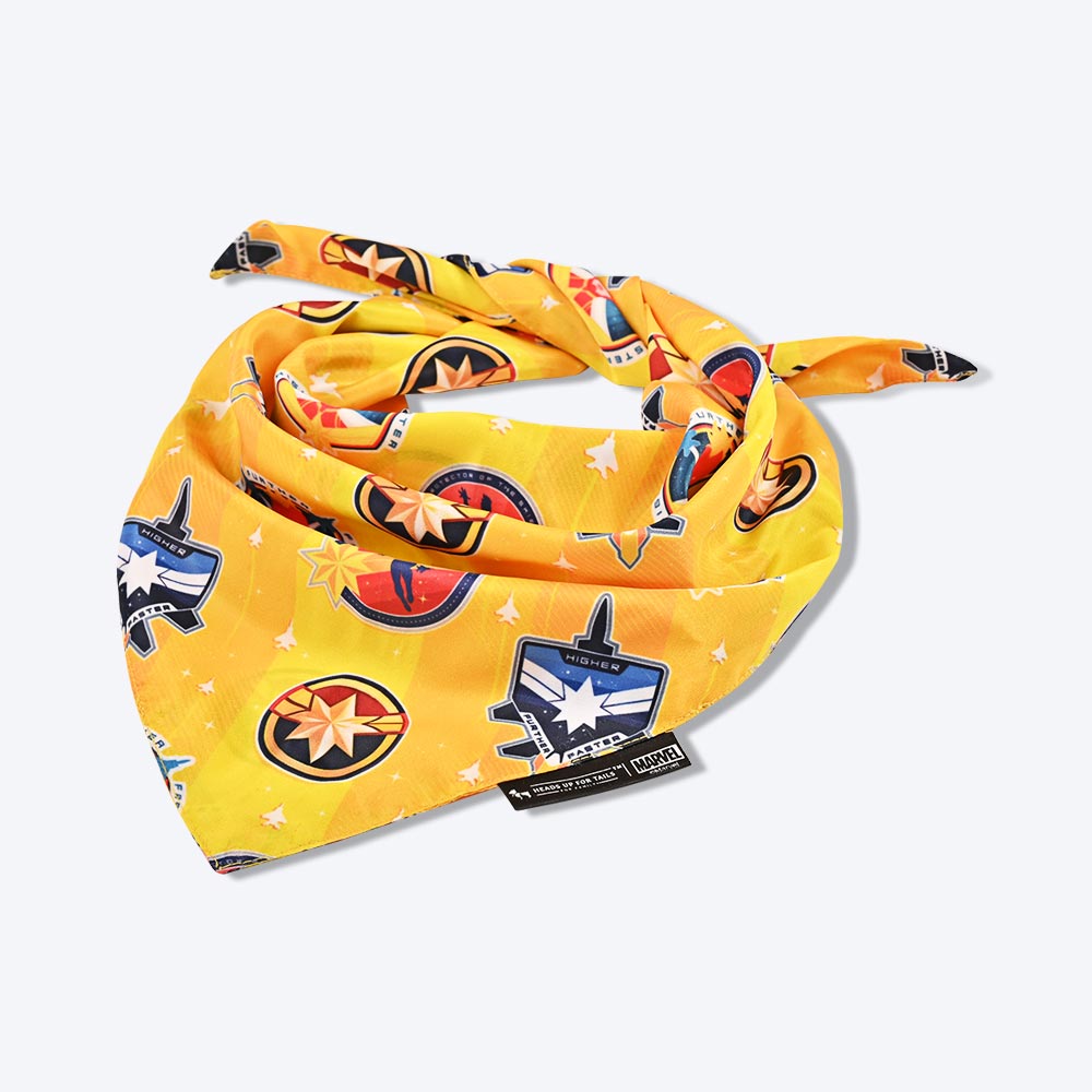 HUFT Marvel Captain Marvel Knot Dog Bandana-1