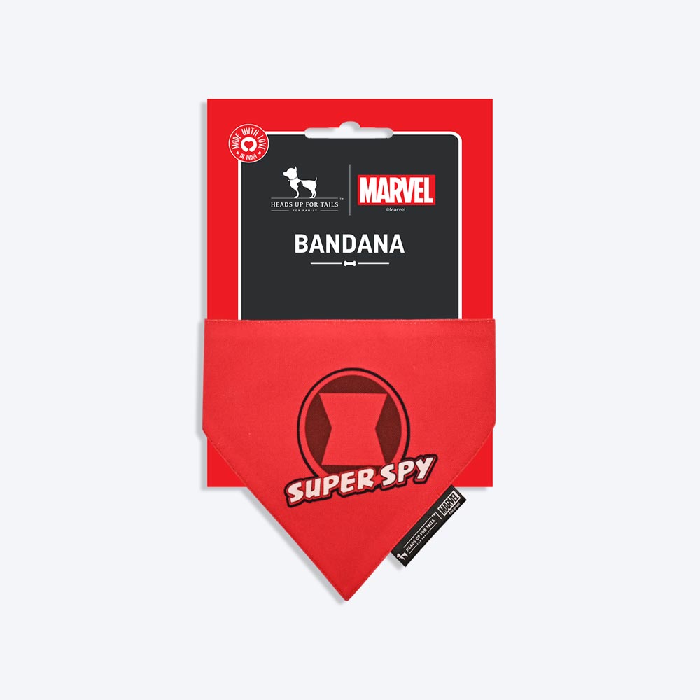 HUFT Marvel Black Widow Dog Bandana - Heads Up For Tails