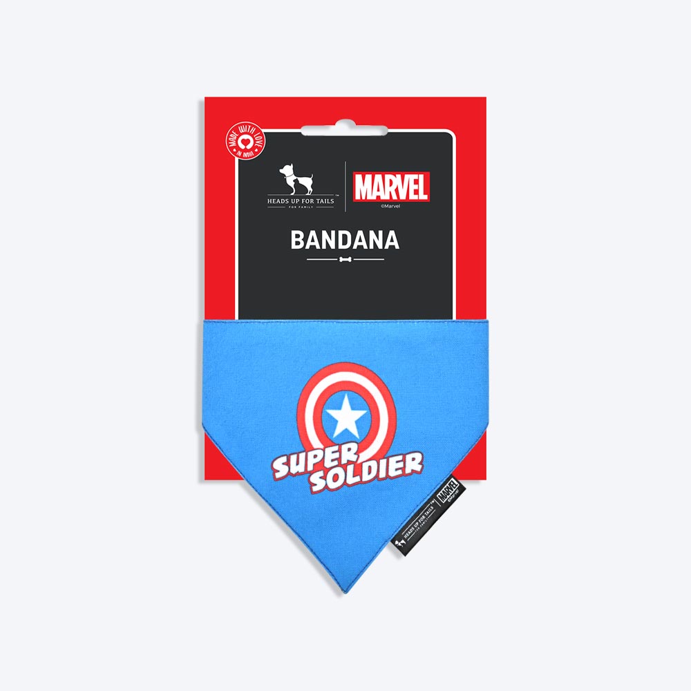 HUFT Marvel Captain America Dog Bandana - Heads Up For Tails