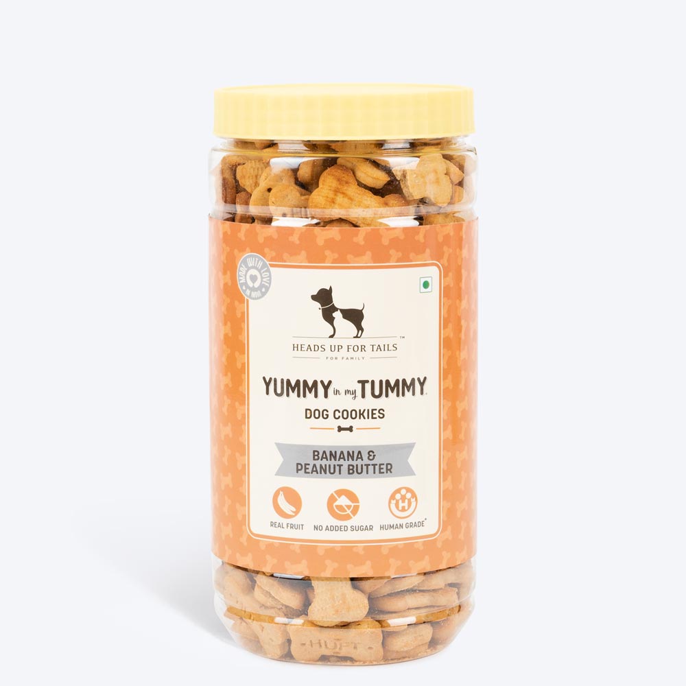 HUFT YIMT Banana And Peanut Butter Dog Biscuits - Heads Up For Tails
